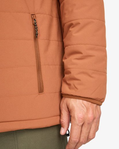 billabong, Unwind Revo 10K - Doudoune réversible pour Homme, RUST (crc0) Unwind Revo 10K - Reversible Puffer Jacket for Men  EBYJK00124