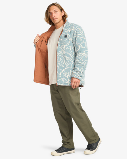 billabong, Unwind Revo 10K - Doudoune réversible pour Homme, RUST (crc0) Unwind Revo 10K - Reversible Puffer Jacket for Men  EBYJK00124