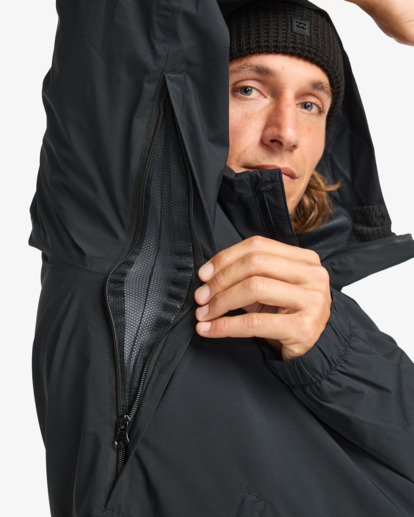 billabong, Rainstorm 10K - Veste shell pour Homme, BLACK (blk) Rainstorm 10K - Shell Jacket for Men  EBYJK00137