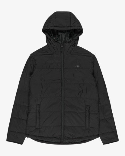 billabong, Journey Hooded - Veste légère matelassée avec capuche pour Homme, BLACK (blk) Journey Hooded - Quilted Lightweight Jacket With Hood for Men  EBYJK00145
