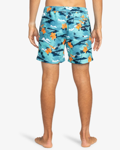 Island 16" - Layback Swim Shorts for Men  EBYJV00119
