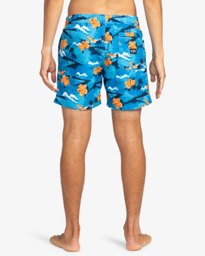 Island 16" - Layback Swim Shorts for Men  EBYJV00119