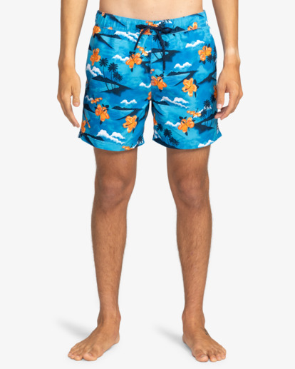 Island 16" - Layback Swim Shorts for Men  EBYJV00119