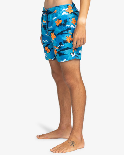 Island 16" - Layback Swim Shorts for Men  EBYJV00119