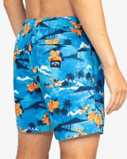 Island 16" - Layback Swim Shorts for Men  EBYJV00119