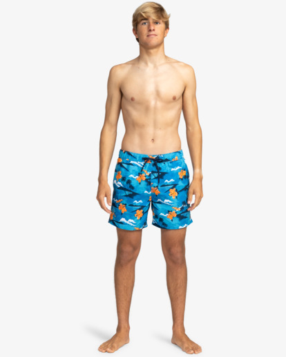 Island 16" - Layback Swim Shorts for Men  EBYJV00119