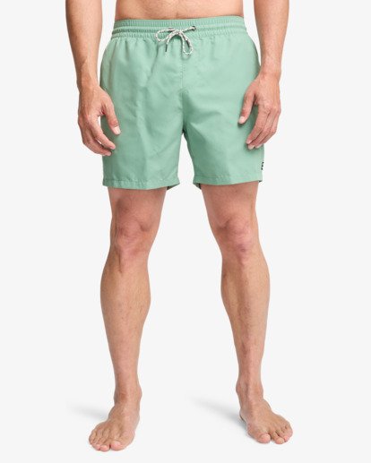 billabong, All Day 16" - Layback Swim Shorts for Men, GREEN ASH (ggv0) All Day 16" - Layback Swim Shorts for Men  EBYJV00134