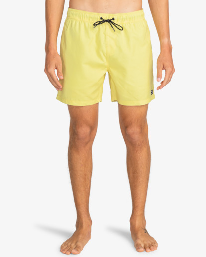 billabong, All Day 16" - Layback Swim Shorts for Men, SUNNY (yhl0) All Day 16" - Layback Swim Shorts for Men  EBYJV00134