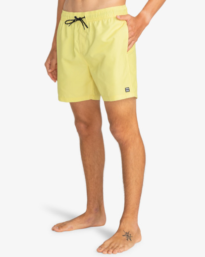 billabong, All Day 16" - Layback Swim Shorts for Men, SUNNY (yhl0) All Day 16" - Layback Swim Shorts for Men  EBYJV00134