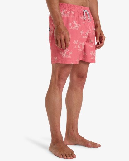 billabong, Vacay 16" - Layback Swim Shorts for Men, DUSTY PINK (dtp) Vacay 16" - Layback Swim Shorts for Men  EBYJV00144