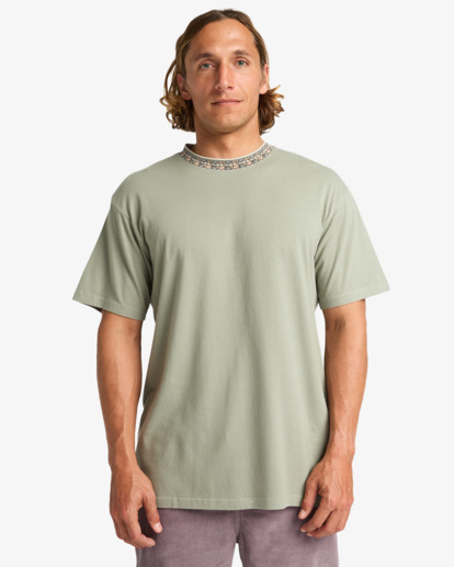 Tribal Wave Washed - Short Sleeve T-Shirt for Men  EBYKT00114