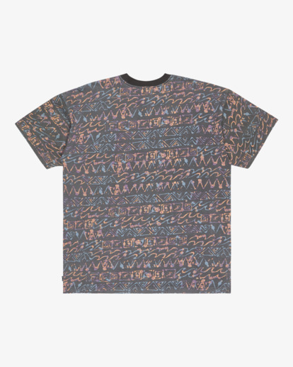 billabong, Paint Rack Wave Washed - T-Shirt für Männer, PEWTER (pew) Paint Rack Wave Washed - Short Sleeve T-Shirt for Men  EBYKT00115