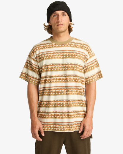 Paint Rack Wave Washed - Short Sleeve T-Shirt for Men  EBYKT00115