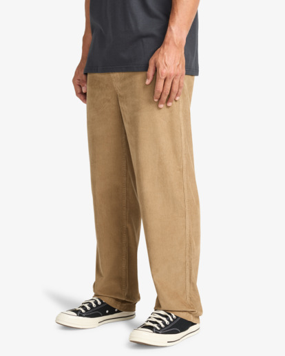 Larry Cord - Elasticated Waist Corduroy Trousers for Men  EBYNP00111