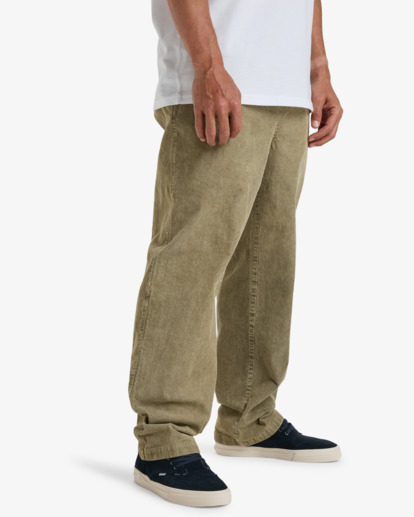 Larry Cord - Elasticated Waist Corduroy Trousers for Men  EBYNP00111