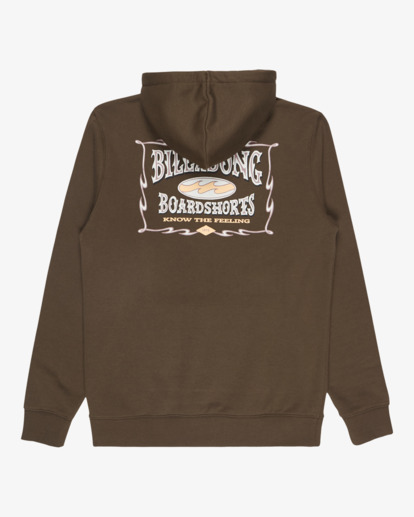 billabong, Foundation Po - Hoodie for Men, DARK CEDAR (csr0) Foundation Po - Hoodie for Men  EBYSF00175