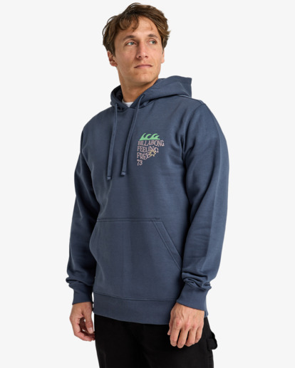 billabong, Foundation Po - Hoodie for Men, OMBRE BLUE (krq0) Foundation Po - Hoodie for Men  EBYSF00175