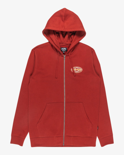 billabong, Foundation - Hoodie for Men, BRICK (rza0) Foundation - Hoodie for Men  EBYSF00177