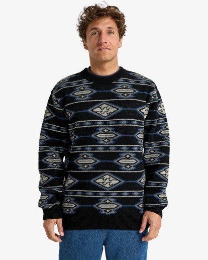 Ranchero - Crew Neck Jumper Made Of Recycled Acrylic And Wool Thread for Men  EBYSW00106