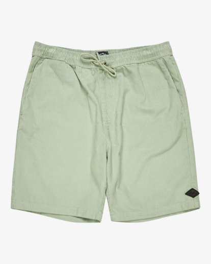 billabong, Larry Cord - Elasticated Walk Shorts for Men, SEAFOAM (sfm) Larry Cord - Elasticated Walk Shorts for Men  EBYWS00131