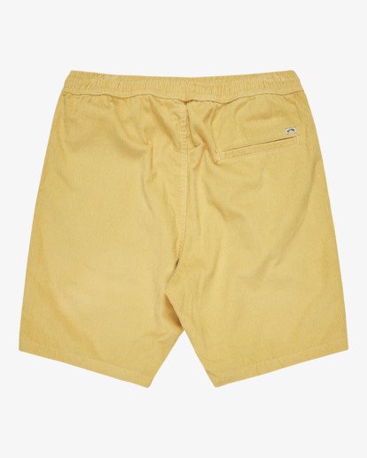 billabong, Larry Cord - Elasticated Walk Shorts for Men, LEMON (ygj0) Larry Cord - Elasticated Walk Shorts for Men  EBYWS00131