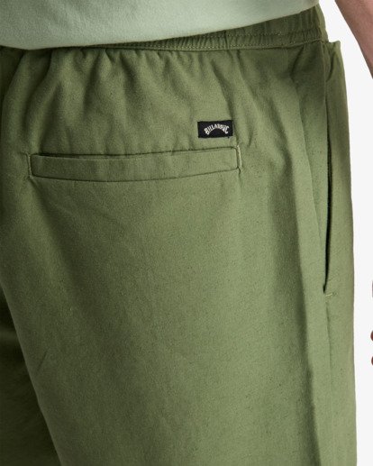 Larry Linen - Elasticated Shorts for Men  EBYWS00135