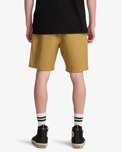 Larry Linen - Elasticated Shorts for Men  EBYWS00135