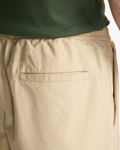 Larry Linen - Elasticated Shorts for Men  EBYWS00135