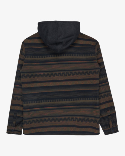 billabong, Furnace Bonded Flannel - Chemise en polaire pour Homme, BLACK (blk) Furnace Bonded Flannel - Fleece Shirt for Men  EBYWT03005