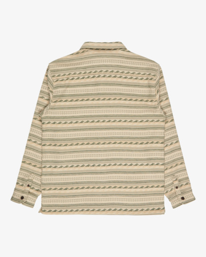 billabong, Offshore Jacquard Flannel - Geweven garengeverfde en getextureerde Top voor Heren, HUNTER (gpl0) Offshore Jacquard Flannel - Yarn Dye Textured Woven Top for Men  EBYWT03013