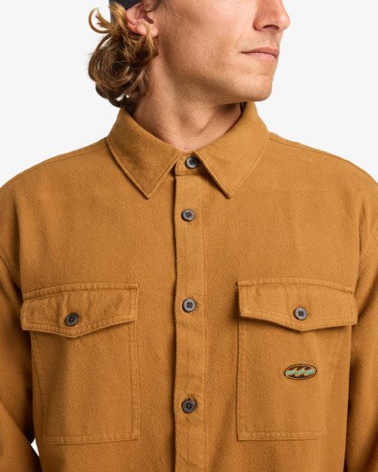 billabong, Del Mar Flannel - Flannel Shirt for Men, TOBACCO (cpp0) Del Mar Flannel - Flannel Shirt for Men  EBYWT03018