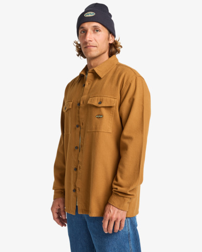 billabong, Del Mar Flannel - Flannel Shirt for Men, TOBACCO (cpp0) Del Mar Flannel - Flannel Shirt for Men  EBYWT03018