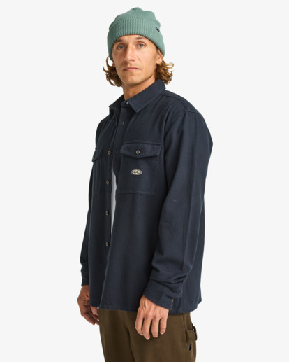 billabong, Del Mar Flannel - Flannel Shirt for Men, DARK NAVY (ktw0) Del Mar Flannel - Flannel Shirt for Men  EBYWT03018