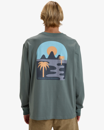 Sun Down Adventure Division - Long Sleeves T-Shirt for Men  EBYZT00300