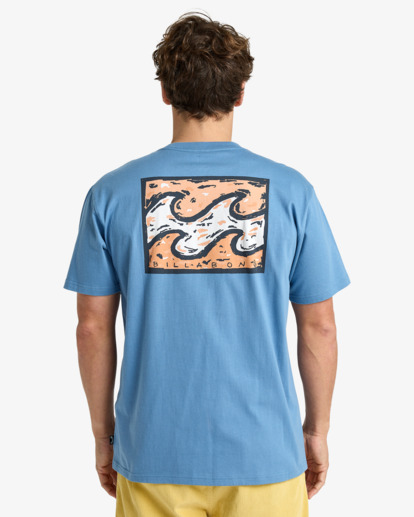 Crayon Wave - Premium 26/1, 160G Short Sleeve T-Shirt for Men  EBYZT00343