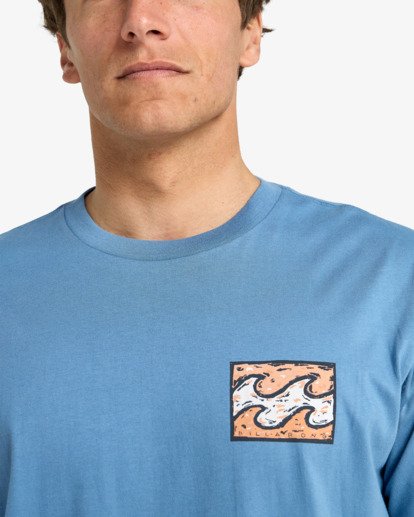 Crayon Wave - Premium 26/1, 160G Short Sleeve T-Shirt for Men  EBYZT00343
