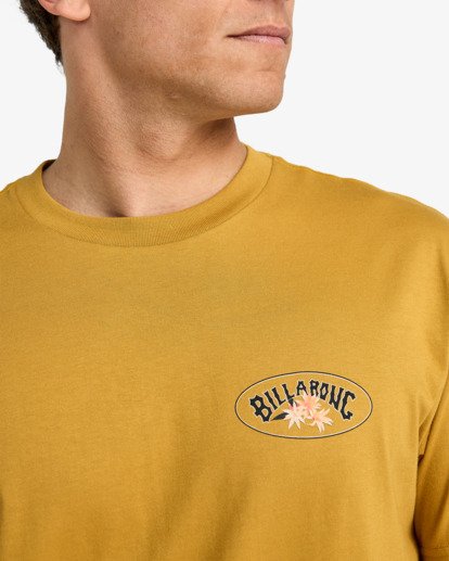 billabong, Orbit - Premium 26/1, 160G Short Sleeve T-Shirt for Men, VINTAGE GOLD (cmf0) Orbit - Premium 26/1, 160G Short Sleeve T-Shirt for Men  EBYZT00344
