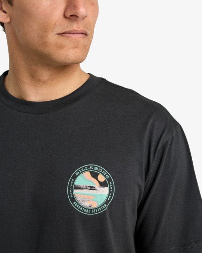 billabong, Rockies - Short Sleeve T-Shirt for Men, WASHED BLACK (waa) Rockies - Short Sleeve T-Shirt for Men  EBYZT00352