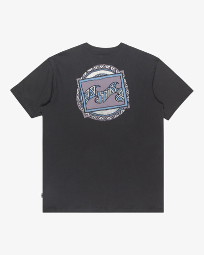billabong, Crayon Wave - T-shirt met korte mouwen voor Heren, WASHED BLACK (waa) Crayon Wave - Short Sleeve T-Shirt for Men  EBYZT00357