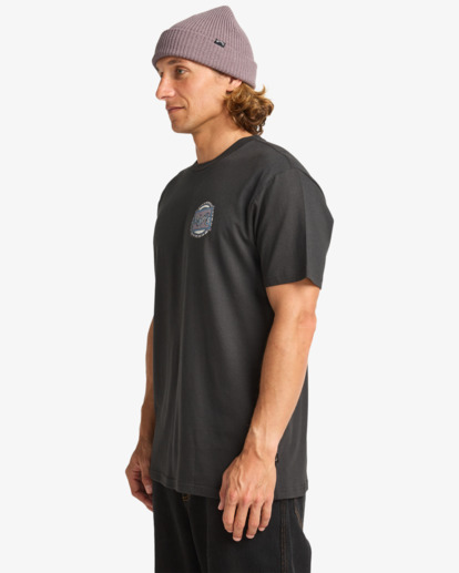 billabong, Crayon Wave - T-shirt met korte mouwen voor Heren, WASHED BLACK (waa) Crayon Wave - Short Sleeve T-Shirt for Men  EBYZT00357