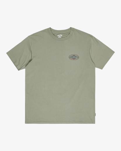 billabong, Diamond Vision - Short Sleeve T-Shirt for Men, GREY GREEN (gjk0) Diamond Vision - Short Sleeve T-Shirt for Men  EBYZT00358