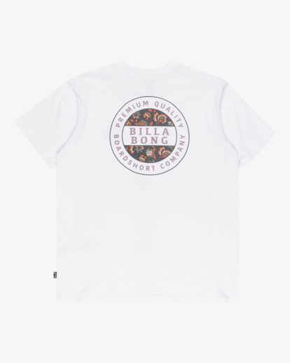 billabong, Rotor Fill - Camiseta de manga corta para hombre, WHITE (wht) Rotor Fill - Short Sleeve T-Shirt for Men  EBYZT00360