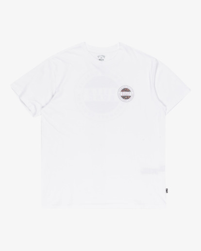 billabong, Rotor Fill - Camiseta de manga corta para hombre, WHITE (wht) Rotor Fill - Short Sleeve T-Shirt for Men  EBYZT00360