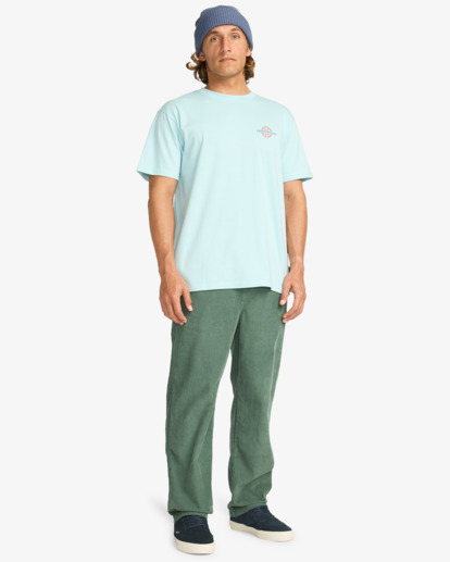 billabong, Segment - Short Sleeve T-Shirt for Men, DUSTY BLUE (bfw0) Segment - Short Sleeve T-Shirt for Men  EBYZT00364