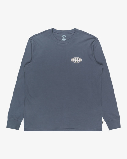 billabong, Diamond Vision - T-shirt met Lange Mouwen voor Heren, OMBRE BLUE (krq0) Diamond Vision - Long Sleeve T-Shirt for Men  EBYZT00368