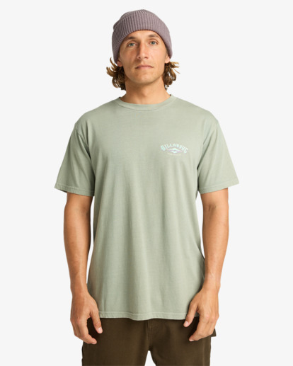 Arch Wave Washed - Short Sleeve T-Shirt for Men  EBYZT00371
