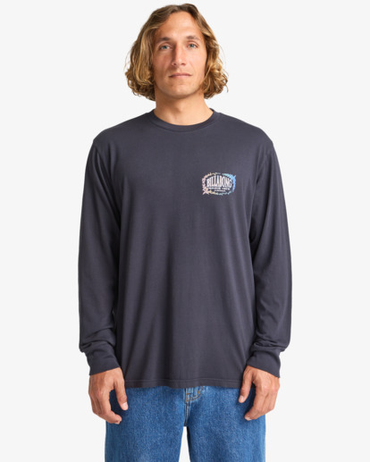 The Bay Wave Washed - Long Sleeve T-Shirt for Men  EBYZT00374