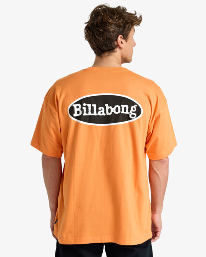 billabong, Mogul Logo Og - T-Shirt für Männer, AUTUMN SUNSET (njy0) Mogul Logo Og - Short Sleeve T-Shirt for Men  EBYZT00375