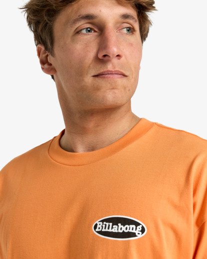 billabong, Mogul Logo Og - T-Shirt für Männer, AUTUMN SUNSET (njy0) Mogul Logo Og - Short Sleeve T-Shirt for Men  EBYZT00375