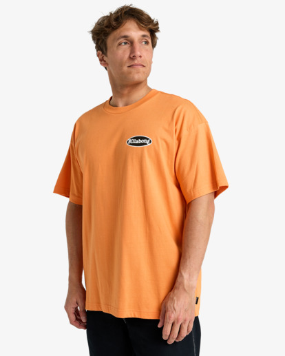 billabong, Mogul Logo Og - T-Shirt für Männer, AUTUMN SUNSET (njy0) Mogul Logo Og - Short Sleeve T-Shirt for Men  EBYZT00375